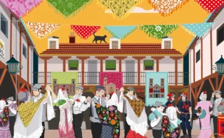 Cartaz Oficial das Fiestas de Agosto de Madrid