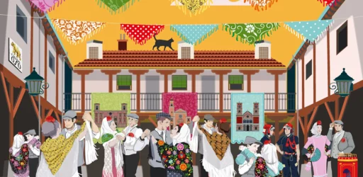 Cartaz Oficial das Fiestas de Agosto de Madrid