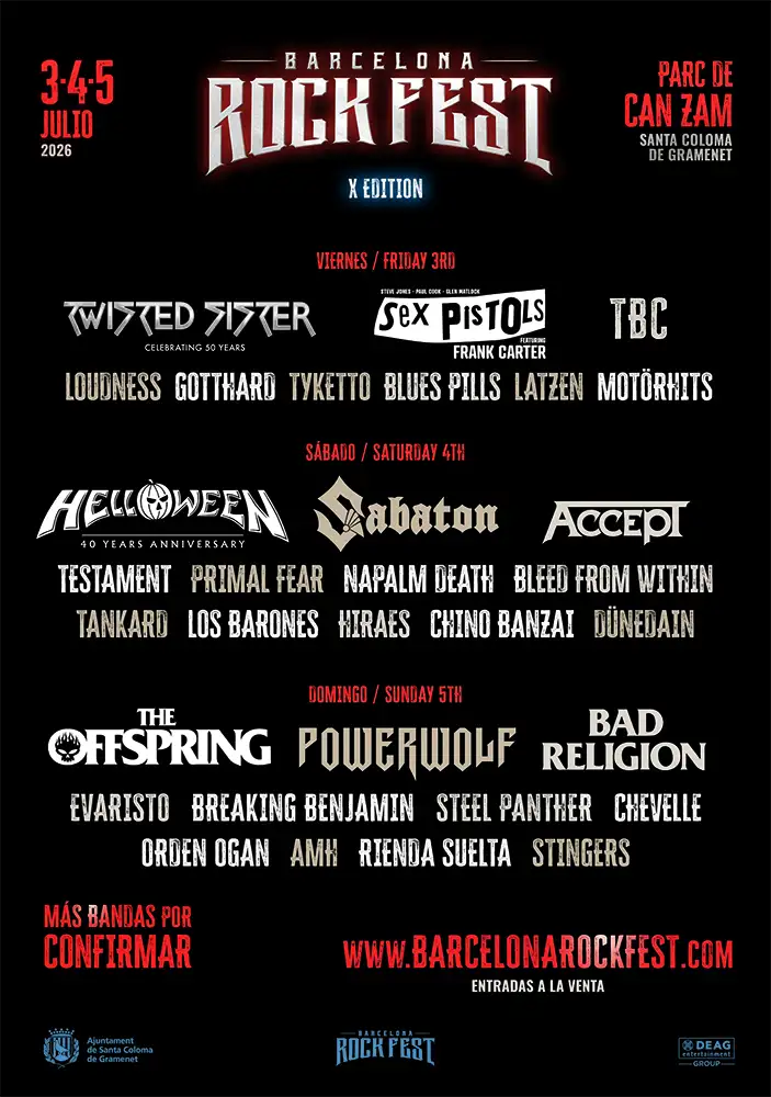 Barcelona Rock Fest 2026