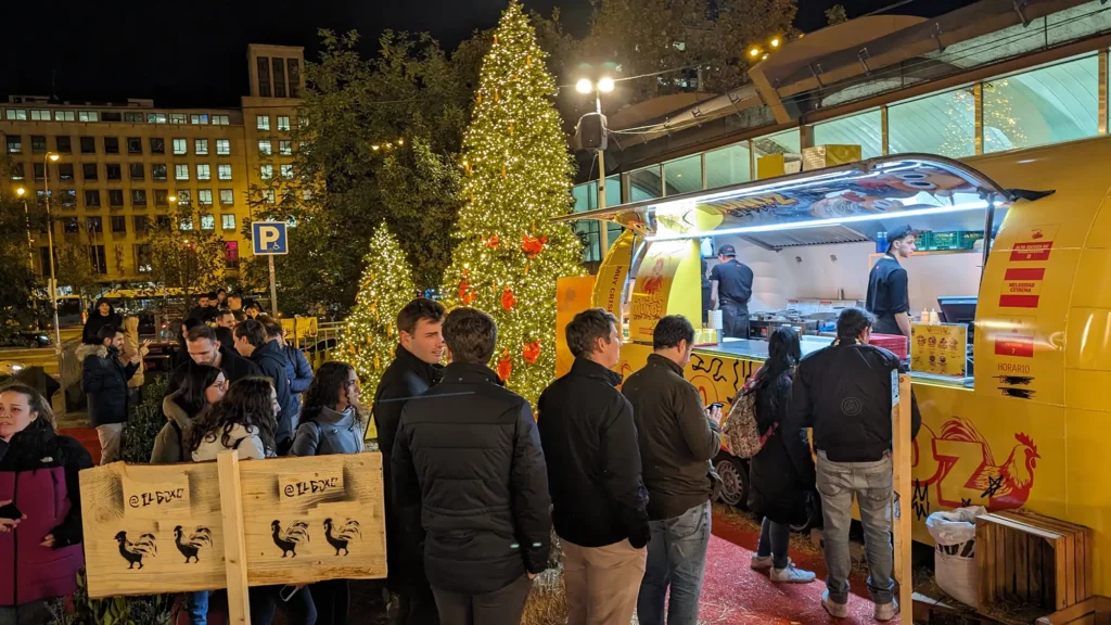 Mercado de Natal do Corte Inglês da Castellana