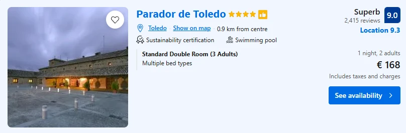 print parador in english