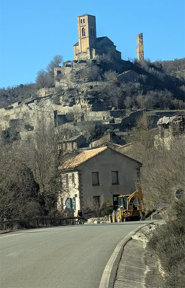 Chegada em Montañana