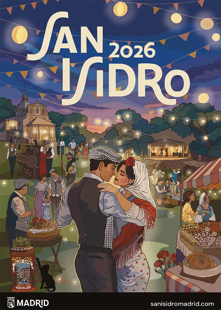 Cartaz festas de San Isidro 2026