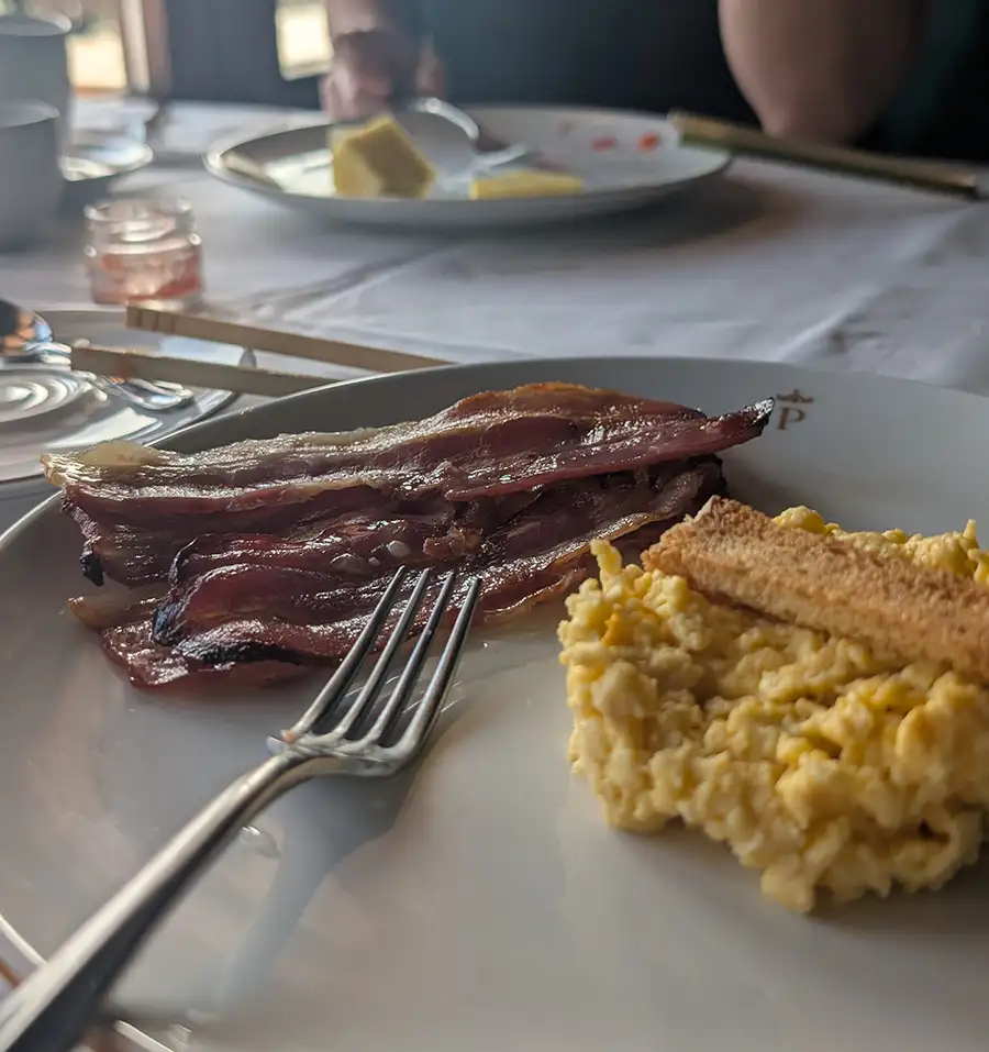 Ovos com bacon