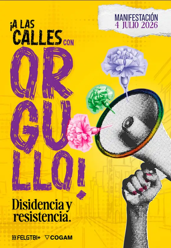 Cartaz manifestacao orgulho de Madrid