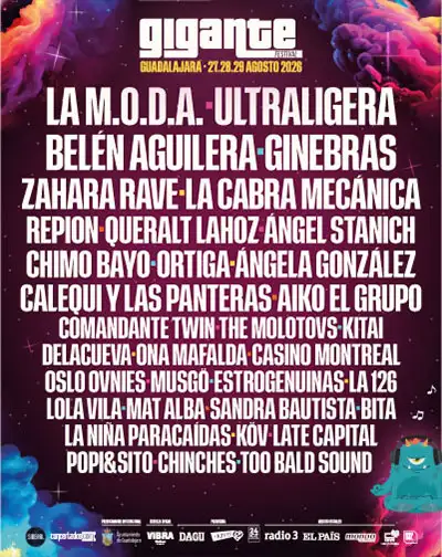 Cartaz Festival Gigante 2026