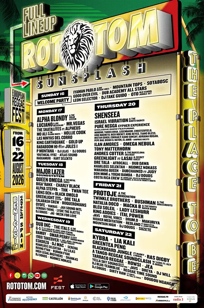 Cartaz Rototom 2026