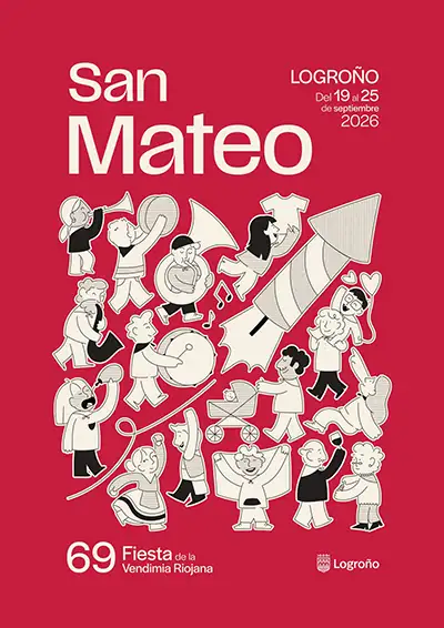Cartaz de San Mateo e Vindima Riojana