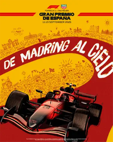 Cartaz Madrid Fórmula 1