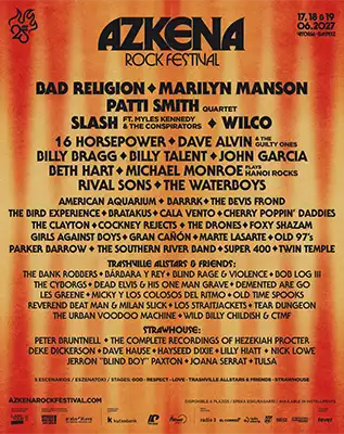 cartaz Azkena Rock Festival 2027