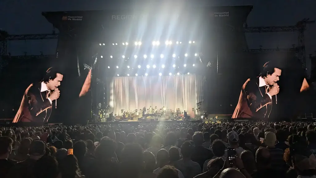 Foto do show do Nick Cave