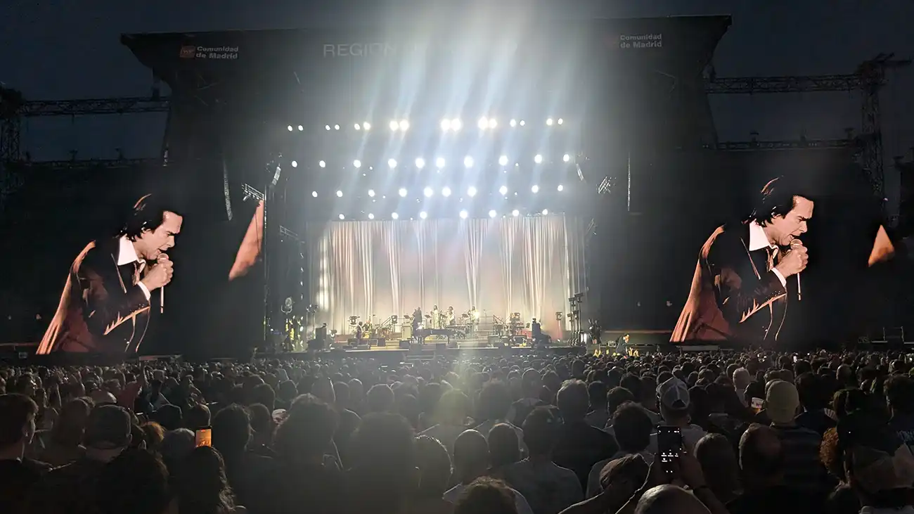Foto do show do Nick Cave