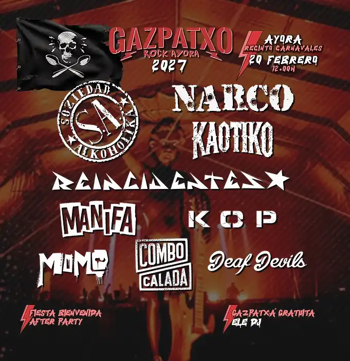 Cartaz Gazpatxo Rock